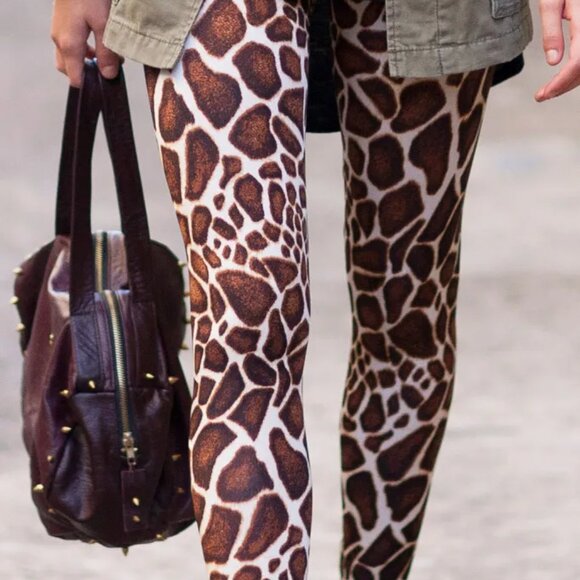 Blackmilk Giraffe Print Leggings, XS - Picture 2 of 8